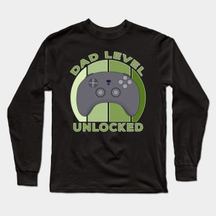 Dad Level Unlocked Long Sleeve T-Shirt